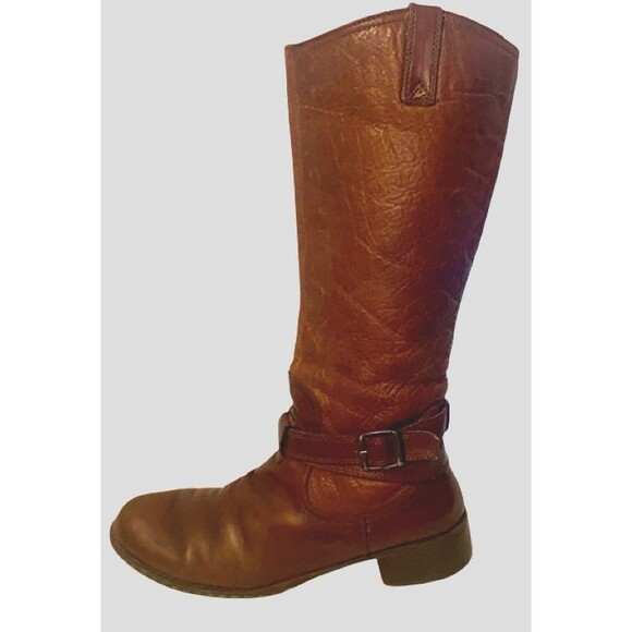 BOC Born Concept Boots Womens 6.5 M Katonah Tall Riding Brown Leather BC6819 - Picture 11 of 14